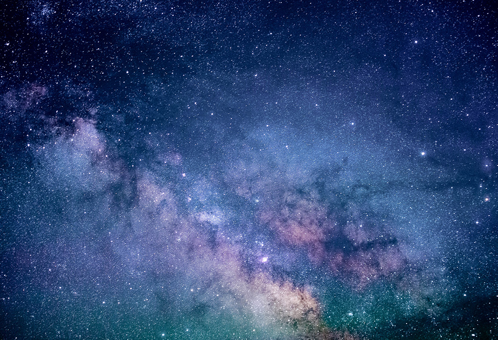 A beautiful galaxy scene with stars and nebulae